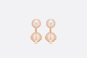 Dior Tribales Earrings • Pink-Finish Metal and Pink Resin Pearls