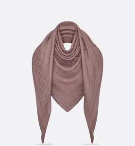 Dior Oblique Shawl • Mulberry Wool, Silk and Cashmere