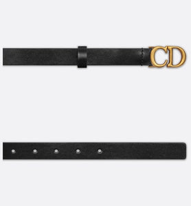 Saddle Removable Pouch Belt • Black Ultrasmooth Calfskin and Goatskin, 20 MM