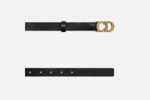 Saddle Removable Pouch Belt • Black Ultrasmooth Calfskin and Goatskin, 20 MM