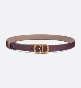 Reversible Saddle Belt • Warm Taupe and Brown Smooth Calfskin, 20 MM