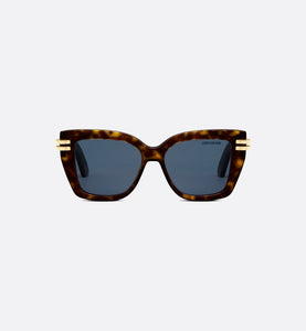 CDior S1I • Brown Tortoiseshell-Effect Square Sunglasses