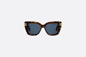 CDior S1I • Brown Tortoiseshell-Effect Square Sunglasses