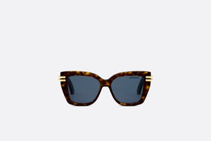 CDior S1I • Brown Tortoiseshell-Effect Square Sunglasses