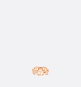 CD Navy Ring • Pink-finish metal
