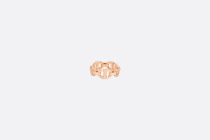 CD Navy Ring • Pink-finish metal