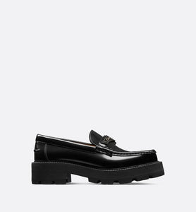 Dior Boy プラットフォーム ローファー Dior Boy Platform Loafer Black Brushed Calfskin | DIOR