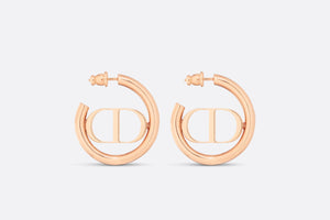 30 Montaigne Earrings • Pink-finish metal