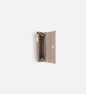 Dior Caro XS Wallet • Warm Taupe Supple Cannage Calfskin