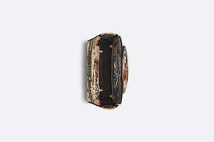 Medium Lady D-Lite Bag • Beige Multicolor Brocart Butterfly Embroidery