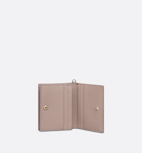 Lady Dior Mini Wallet • Warm Taupe Cannage Lambskin