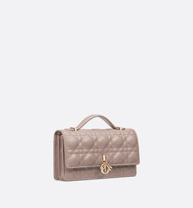 Miss Dior Mini Bag • Warm Taupe Cannage Lambskin