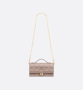 Miss Dior Mini Bag • Warm Taupe Cannage Lambskin