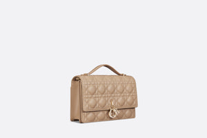 Miss Dior Top Handle Bag • Biscuit Cannage Lambskin