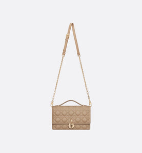 Miss Dior Top Handle Bag • Biscuit Cannage Lambskin