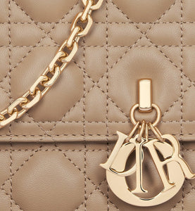 Miss Dior Top Handle Bag • Biscuit Cannage Lambskin