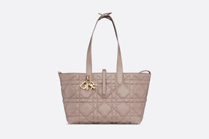 Medium Dior Toujours Bag • Warm Taupe Macrocannage Calfskin