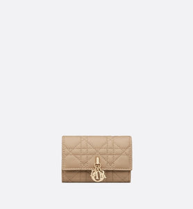 XS Miss Dior Wallet • Biscuit Cannage Lambskin