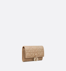 XS Miss Dior Wallet • Biscuit Cannage Lambskin