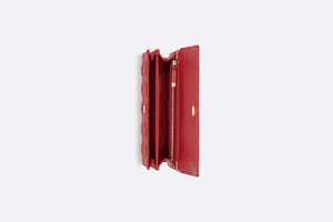 Miss Dior Top Handle Bag • Amaryllis Red Cannage Lambskin