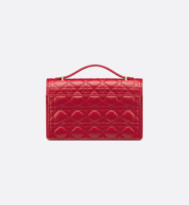 Miss Dior Top Handle Bag • Amaryllis Red Cannage Lambskin