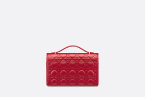 Miss Dior Top Handle Bag • Amaryllis Red Cannage Lambskin