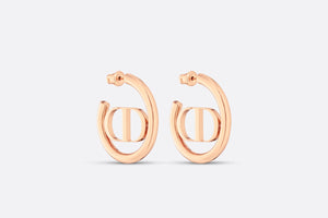 30 Montaigne Earrings • Pink-finish metal