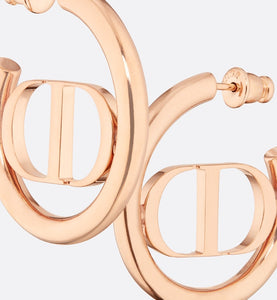 30 Montaigne Earrings • Pink-finish metal