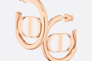 30 Montaigne Earrings • Pink-finish metal