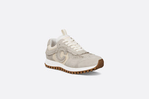 C'est Dior Sneaker • Ecru Suede Calfskin and Mesh