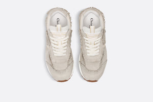 C'est Dior Sneaker • Ecru Suede Calfskin and Mesh