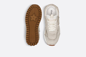 C'est Dior Sneaker • Ecru Suede Calfskin and Mesh