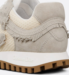C'est Dior Sneaker • Ecru Suede Calfskin and Mesh