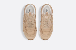C'est Dior Sneaker • Nude Suede Calfskin and Mesh