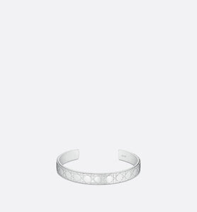 Dior Icons Cannage Bangle • Silver