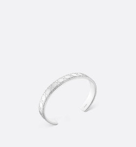 Dior Icons Cannage Bangle • Silver
