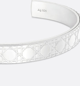 Dior Icons Cannage Bangle • Silver