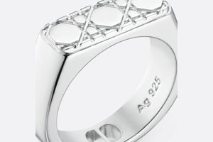 Dior Icons Cannage Ring • Silver