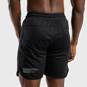 HYPE Shorts - Black with White Lines
