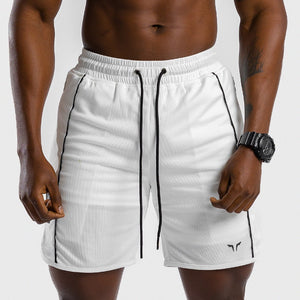 HYPE Shorts - White with Black Lines