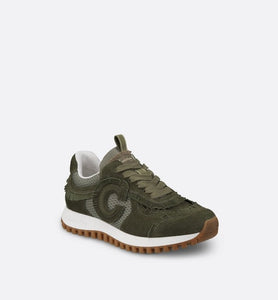 C'est Dior Sneaker • Khaki Suede Calfskin and Mesh