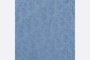 Dior Oblique Relaxed-Fit T-Shirt • Blue Cotton Jacquard