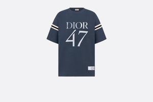Oversized T-Shirt • Blue Slub Cotton Jersey