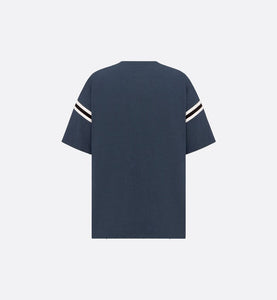Oversized T-Shirt • Blue Slub Cotton Jersey
