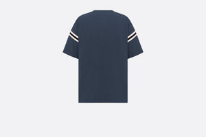 Oversized T-Shirt • Blue Slub Cotton Jersey