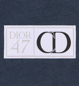 Oversized T-Shirt • Blue Slub Cotton Jersey