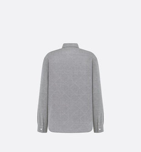 Dior Icons Cannage Shirt • Gray Silk Blend