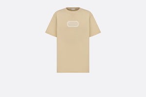 Christian Dior Couture Relaxed-Fit T-Shirt • Beige Organic Cotton Jersey