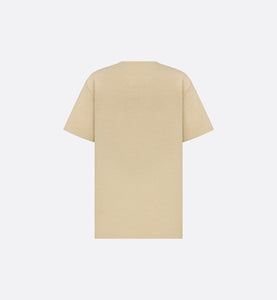 Christian Dior Couture Relaxed-Fit T-Shirt • Beige Organic Cotton Jersey