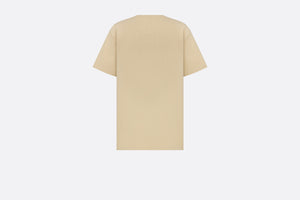Christian Dior Couture Relaxed-Fit T-Shirt • Beige Organic Cotton Jersey